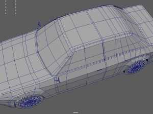Low Poly Car 01 Model 3D