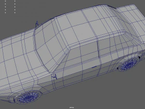 लो पॉली कार 01 3D मॉडल