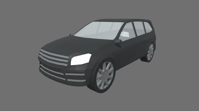 Low Poly Car 02 3Dモデル .c4d .max .obj .3ds .fbx .stl .blend 