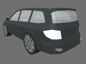Low Poly Car 02 3Dモデル