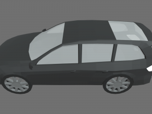 Low Poly Car 02 3Dモデル