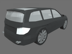Low Poly Car 02 3Dモデル