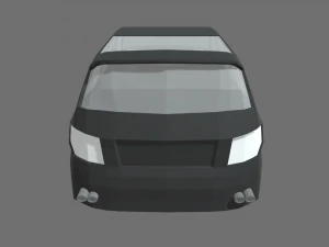 Low Poly Car 02 3D Model
