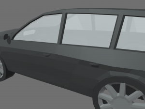Low Poly Car 02 3Dモデル