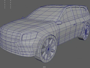 Low Poly Car 02 3D Model