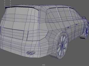 Low Poly Car 02 3D Model