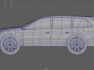 Low Poly Car 02 3Dモデル