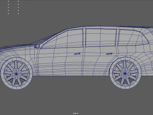 Low Poly Car 02 3D Model
