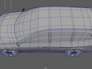 Low Poly Car 02 3D Model