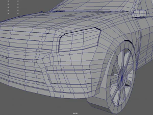 Low Poly Car 02 3D Model