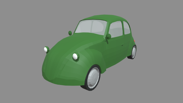Low Poly Classic Car 01 Modelo 3D .c4d .max .obj .3ds .fbx .stl .blend 