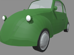 Low Poly Classic Car 01 Modelo 3D