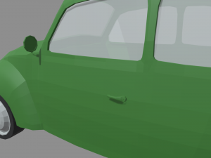 Low Poly Classic Car 01 Modelo 3D