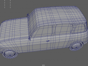 Low Poly Classic Car 02 Modello 3D