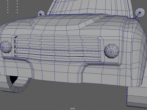 Low Poly Classic Car 02 Modello 3D