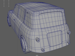 Low Poly Classic Car 02 Modello 3D