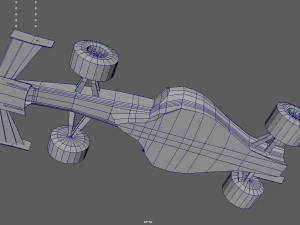 Low Poly Formula 1 Car 01 3D Model