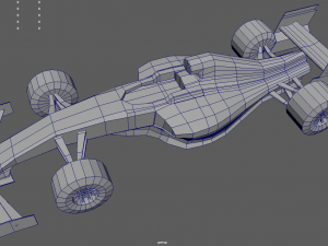Low Poly Formula 1 Car 01 3D 模型