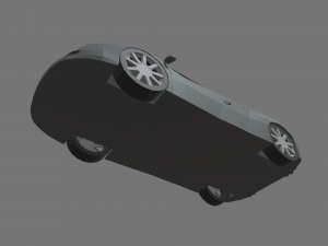 Low Poly Sport Car 01 3D Модель