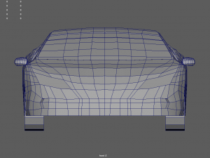 Low Poly Sport Car 01 3D Модель