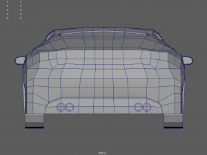 Low Poly Sport Car 01 3D Модель