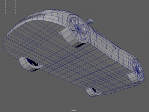 Low Poly Sport Car 01 3D Модель