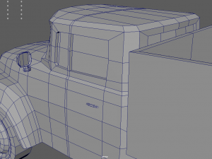 Low Poly Truck 01 Model 3D