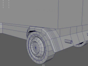 Low Poly Truck 01 3D Model