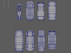 Low Poly Cars Pack 01 Modelo 3D