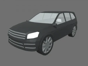 Low Poly Cars Pack 01 3D Model