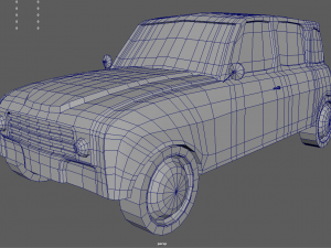 Low Poly Cars Pack 01 Modelo 3D