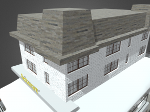 Bar Restaurant City Pack 01 Low Poly Model 3D