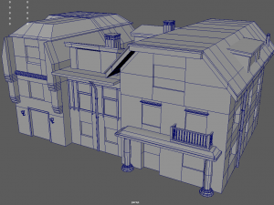 House 01 City Pack 01 3D Model