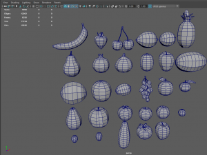 Low Poly Fruit Pack Modèle 3D