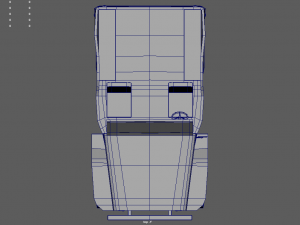 Low Poly Military Car 01 3D Model