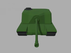 Low Poly Tank 01 3D Model