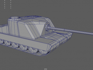 Low Poly Tank 01 3D मॉडल