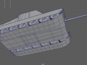Low Poly Tank 01 3D मॉडल