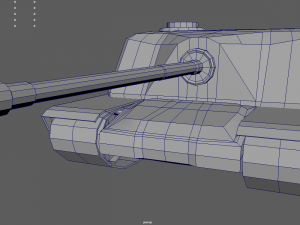 Low Poly Tank 01 3D मॉडल