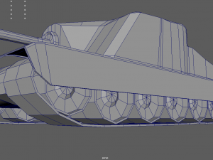 Low Poly Tank 01 3D मॉडल