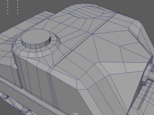 Low Poly Tank 01 3D Model
