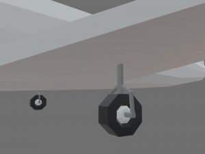 Low Poly Plane 01 3D Model