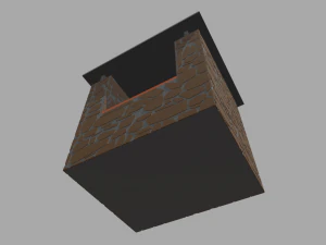 Low Poly Barbecue 3D Model