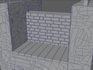 Low Poly Barbecue 3D Model