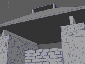 Low Poly Barbecue 3D Model