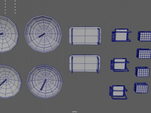 Low Poly Beach Pack 3D-Modell