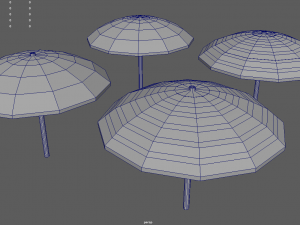 Low Poly Beach Pack 3D-Modell