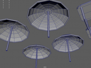 Low Poly Beach Pack 3D-Modell