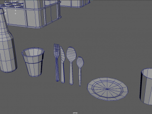 Low Poly Beach Pack 3D-Modell