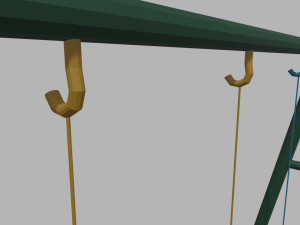 Low Poly Swing Modelo 3D